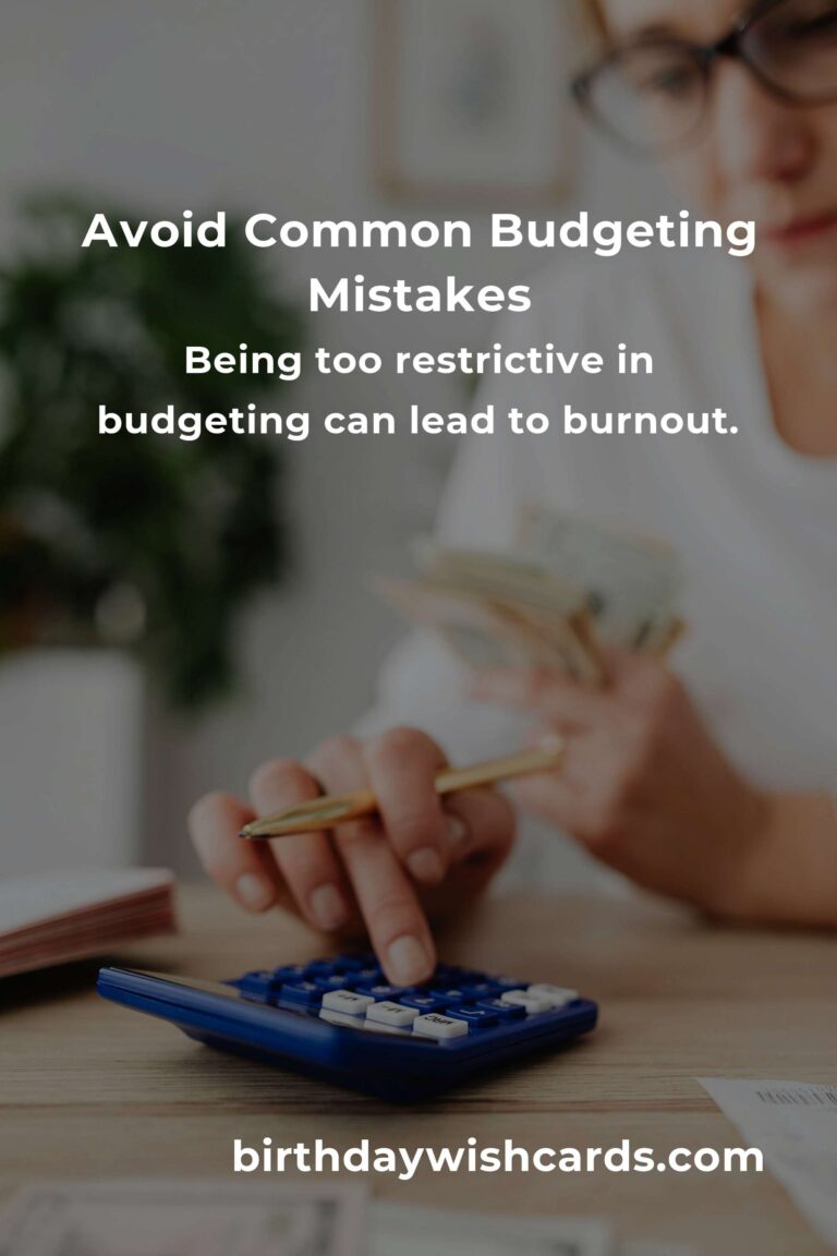 Common Mistakes in Budgeting (and How to Avoid Them)