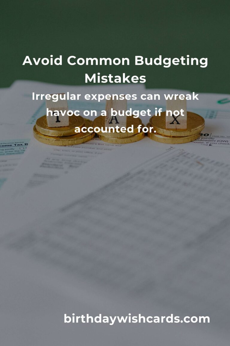 Common Mistakes in Budgeting (and How to Avoid Them)