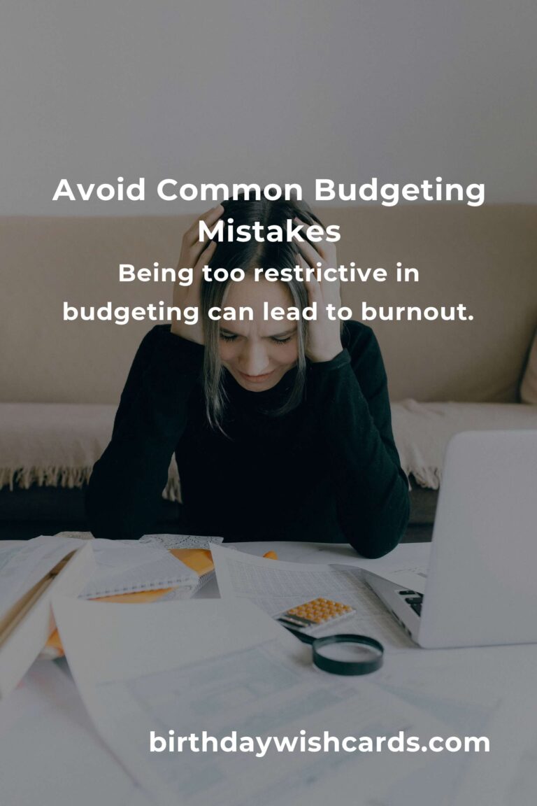 Common Mistakes in Budgeting (and How to Avoid Them)