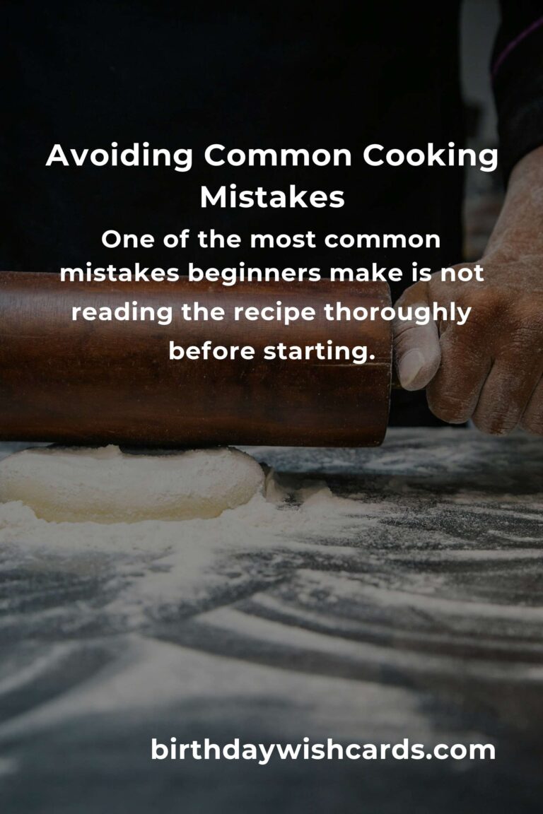 Common Mistakes in Cooking Basics Lessons and How to Avoid Them