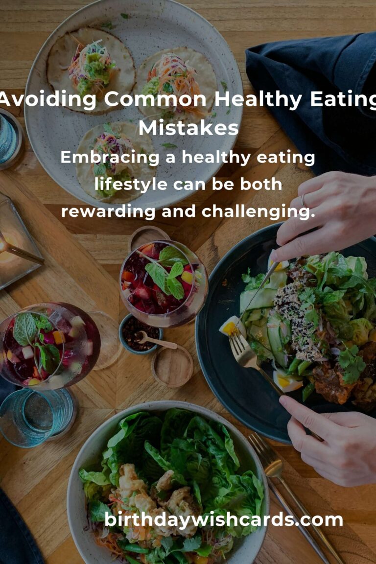 Common Mistakes in Creative Healthy Eating and How to Avoid Them