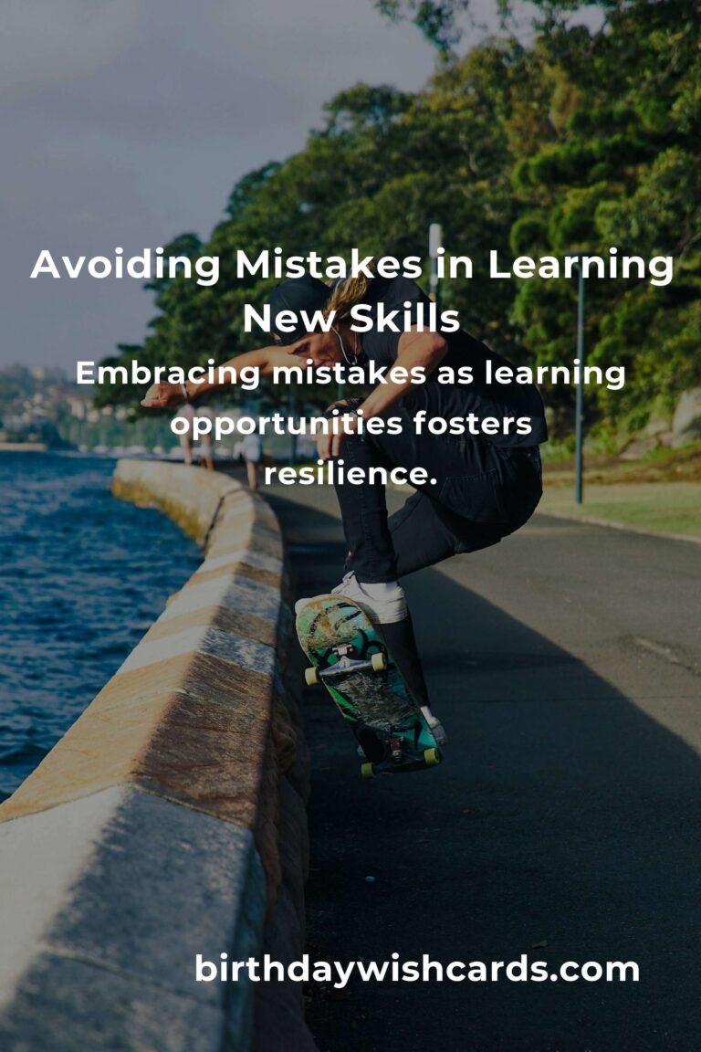 Common Mistakes in Easy Learning a New Skill and How to Avoid Them