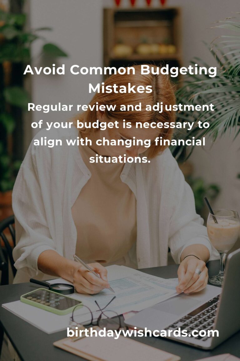 Common Mistakes in Effective Budgeting and How to Avoid Them