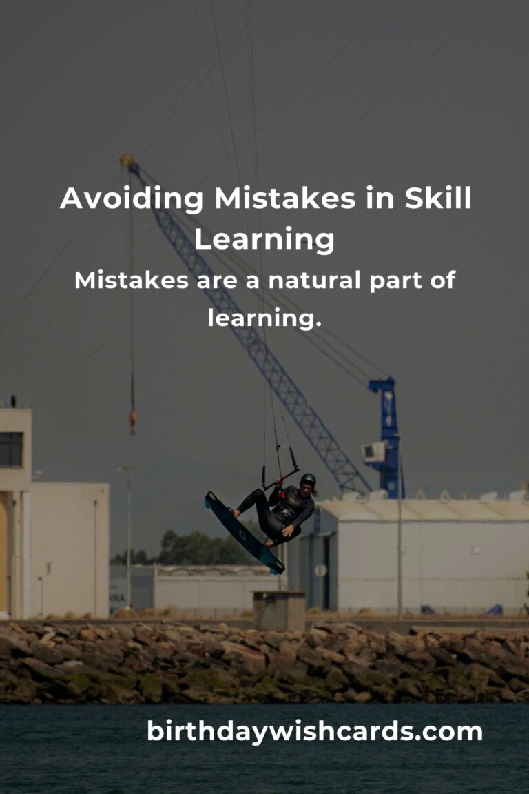 Common Mistakes in Learning a New Skill and How to Avoid Them