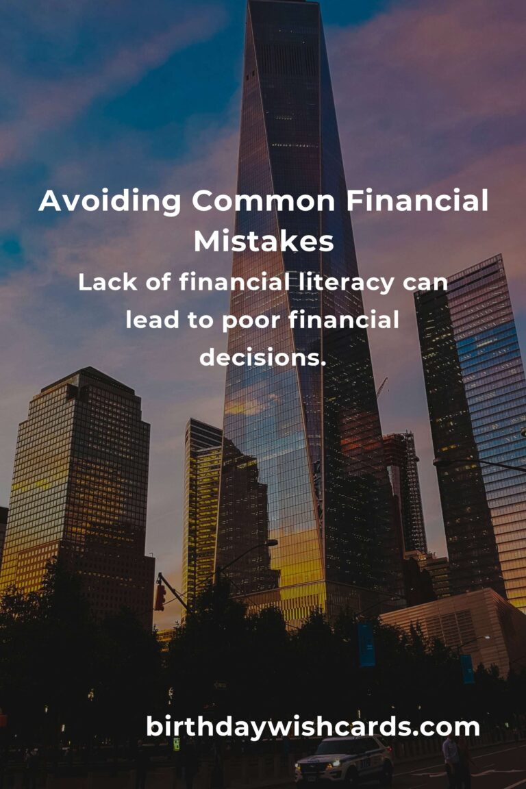 Common Mistakes in Personal Finance and How to Avoid Them