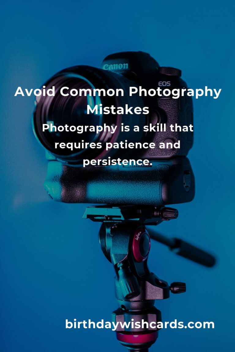 Common Mistakes in Photography Fundamentals (and How to Avoid Them)