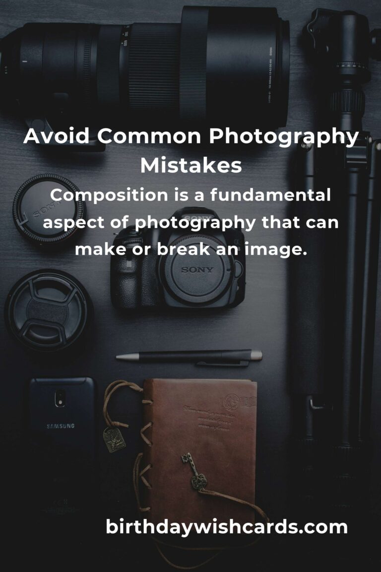 Common Mistakes in Photography Fundamentals (and How to Avoid Them)