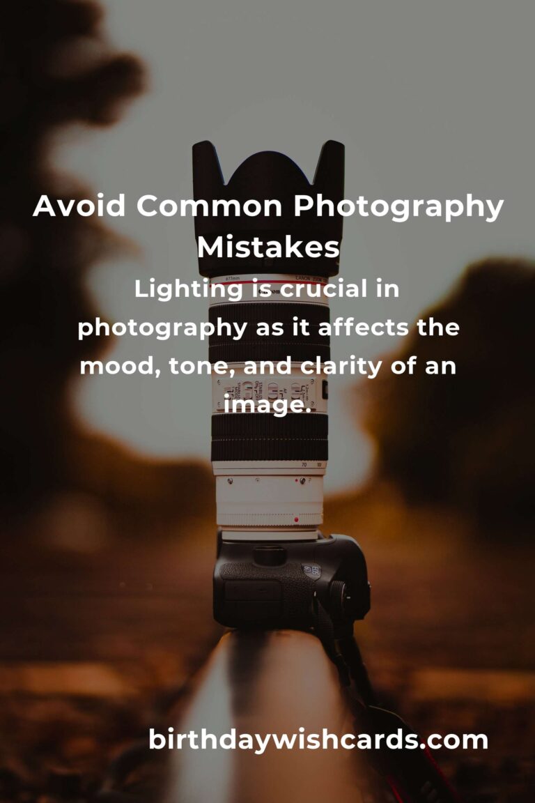 Common Mistakes in Photography Fundamentals (and How to Avoid Them)