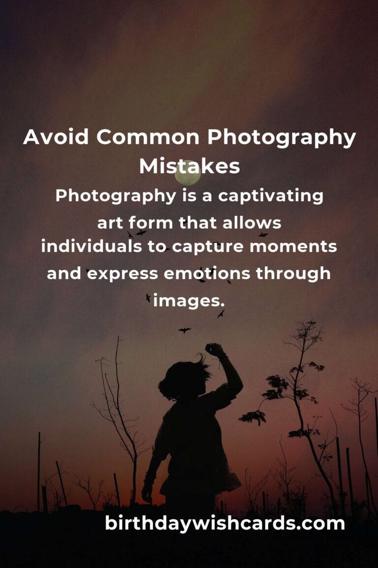 Common Mistakes in Photography Fundamentals (and How to Avoid Them)