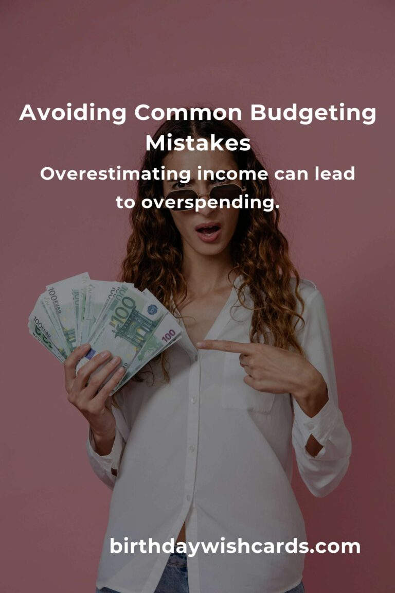 Common Mistakes in Smart Budgeting and How to Avoid Them