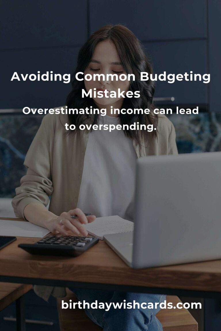 Common Mistakes in Smart Budgeting and How to Avoid Them