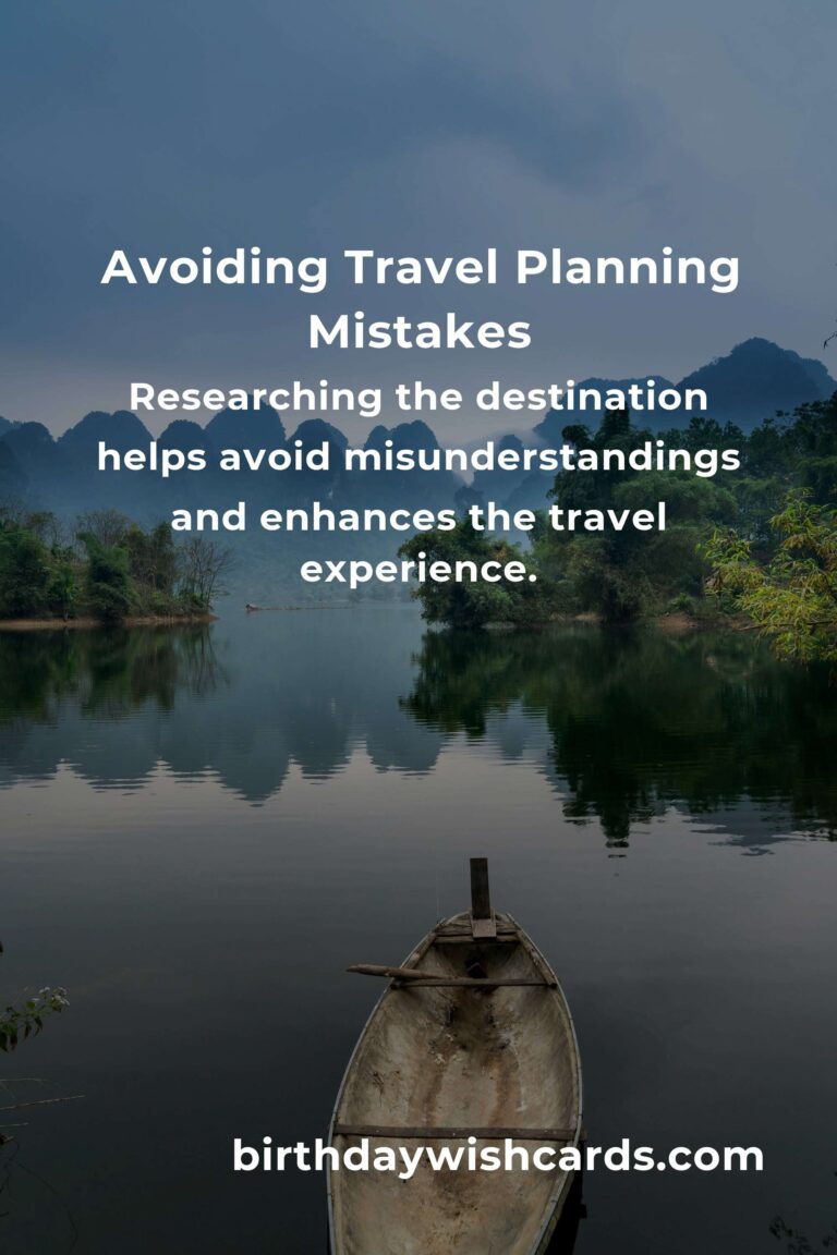 Common Mistakes in Travel Planning and How to Avoid Them