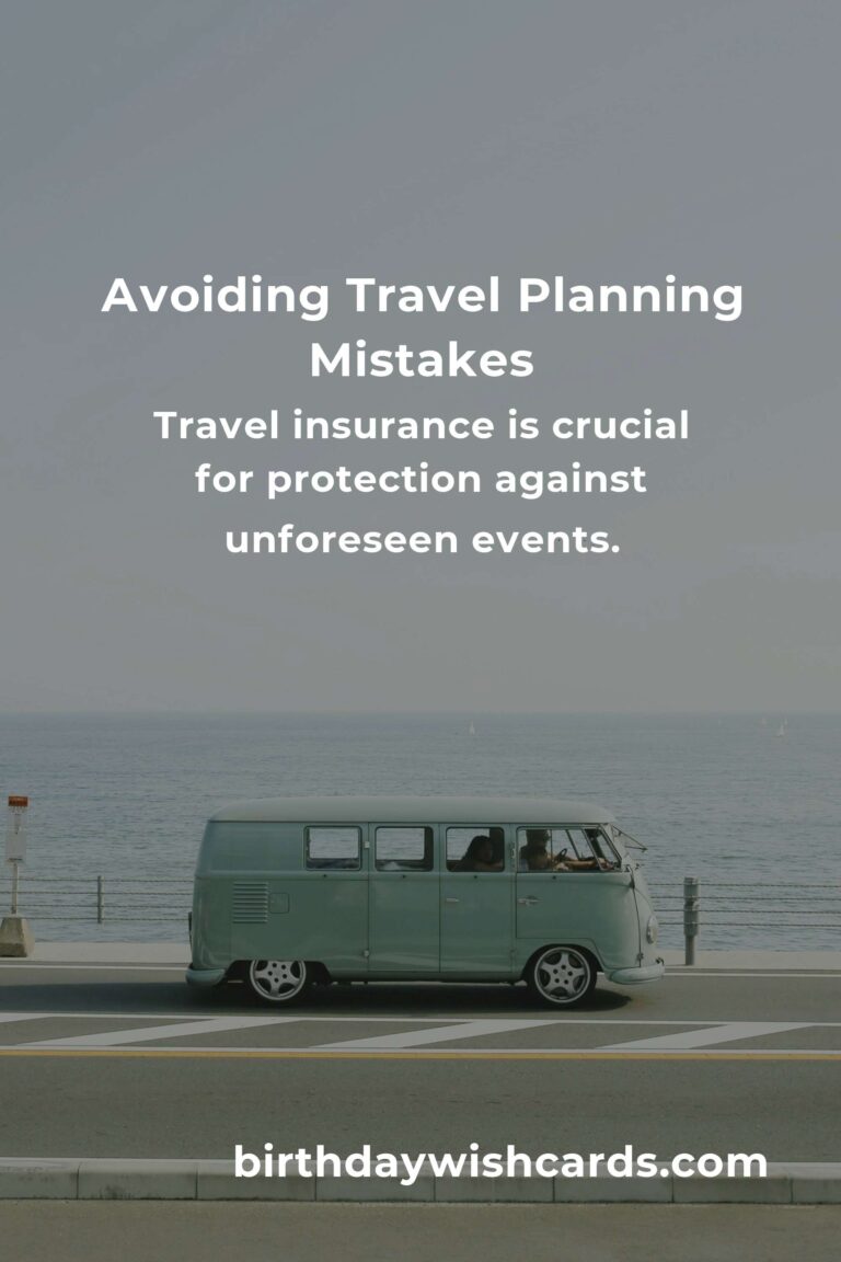 Common Mistakes in Travel Planning and How to Avoid Them