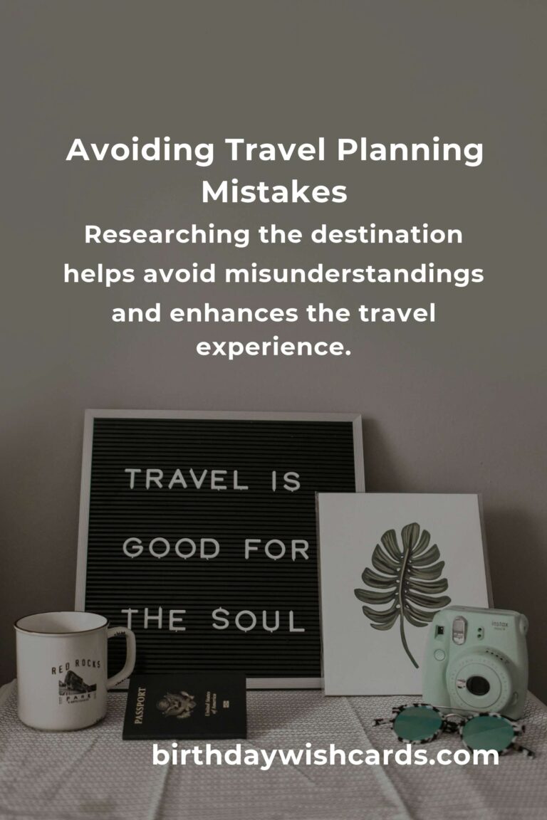 Common Mistakes in Travel Planning and How to Avoid Them