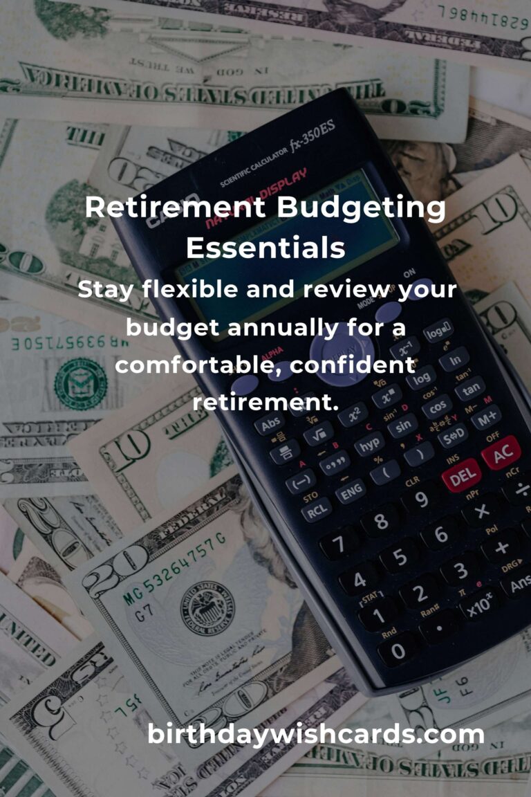 Complete Guide to Budgeting for Retirees: Secure Your Financial Future