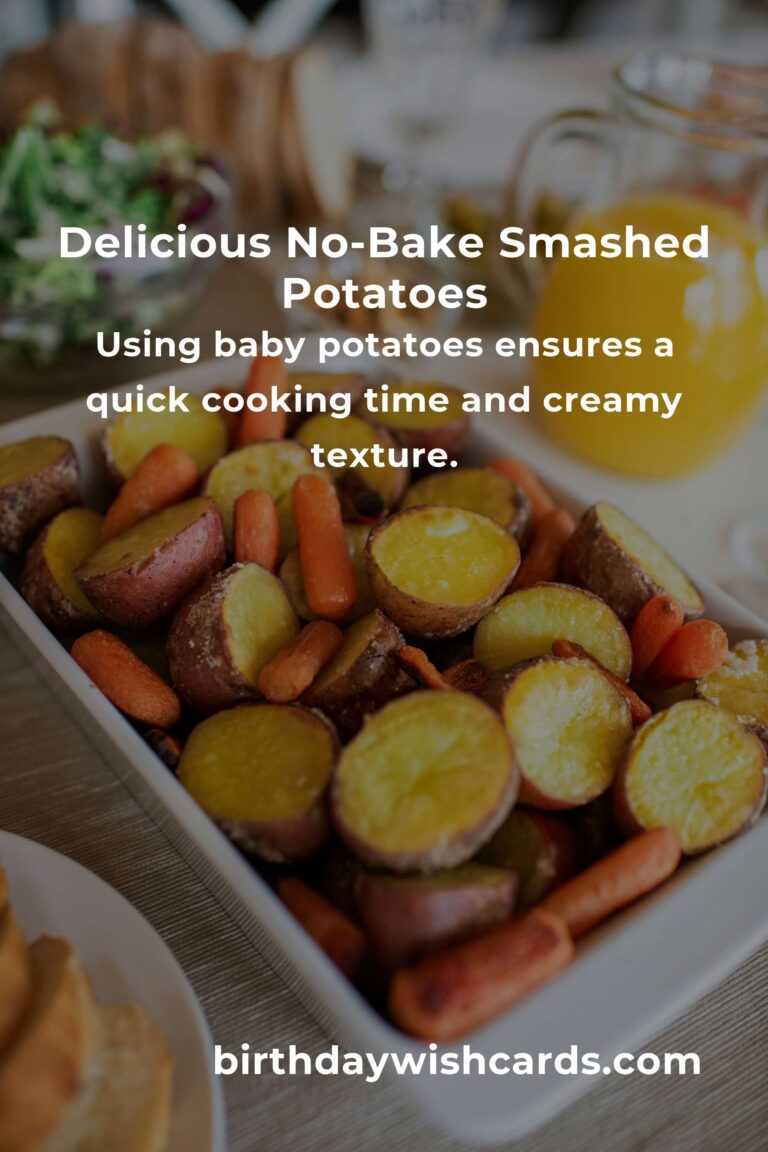 Delicious No-Bake Smashed Potatoes Recipe You'll Make Again and Again