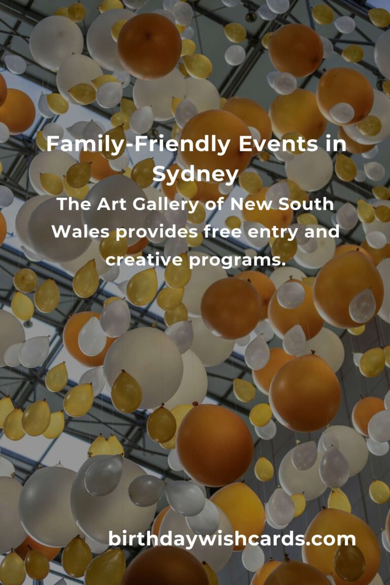Discover Free Events in Sydney for Families This Month