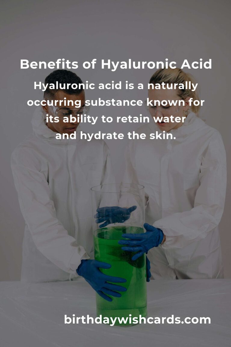 Discovering the Benefits of Hyaluronic Acid: My 7-Day Experience
