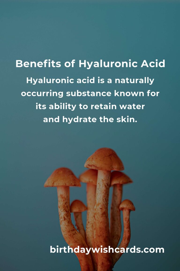 Discovering the Benefits of Hyaluronic Acid: My 7-Day Experience