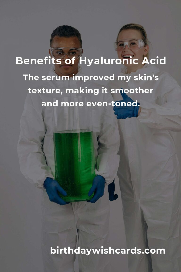 Discovering the Benefits of Hyaluronic Acid: My 7-Day Experience