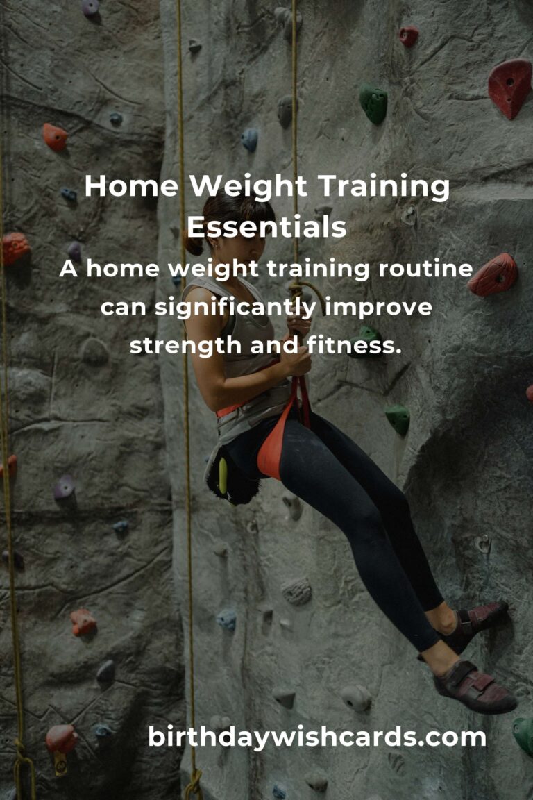 Effective Home Weight Training Routine for Beginners