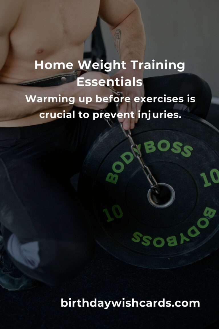Effective Home Weight Training Routine for Beginners