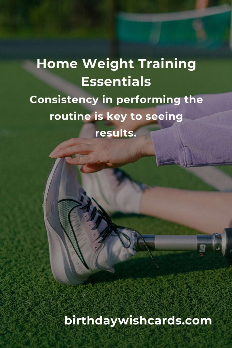 Effective Home Weight Training Routine for Beginners