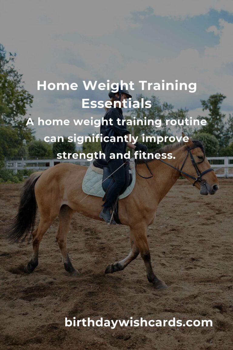 Effective Home Weight Training Routine for Beginners