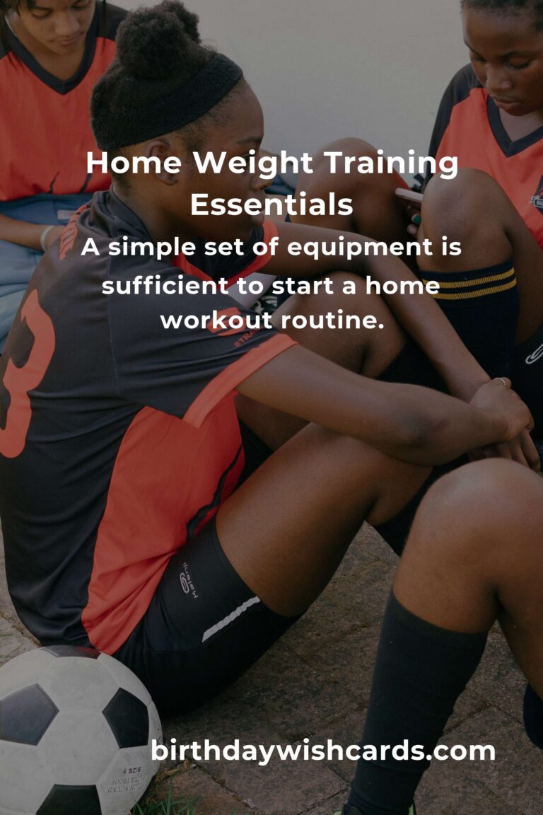 Effective Home Weight Training Routine for Beginners