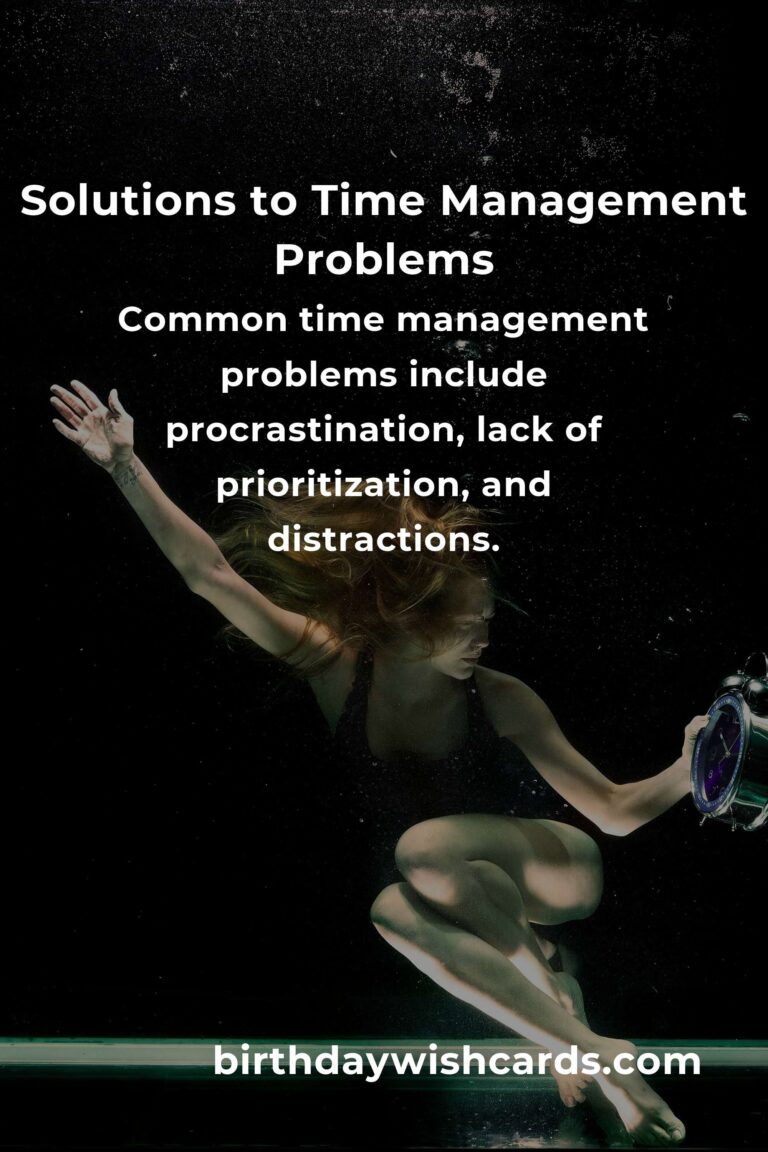 Effective Solutions for Common Time Management Problems