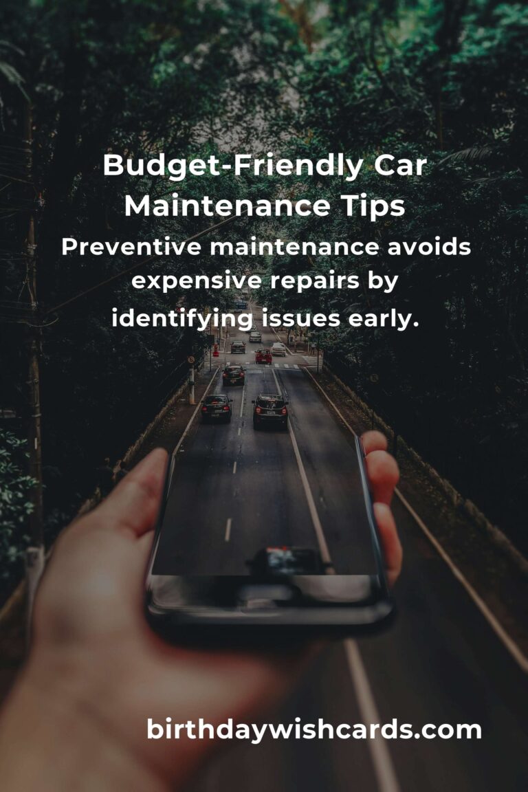 Effective Strategies for Budget-Friendly Car Maintenance
