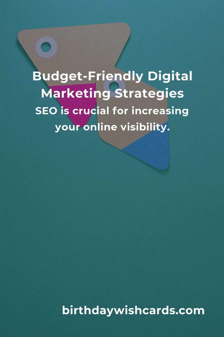 Effective Strategies for Budget-Friendly Digital Marketing