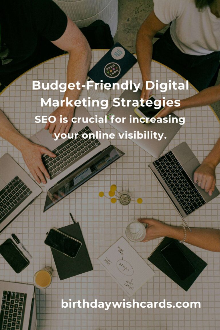 Effective Strategies for Budget-Friendly Digital Marketing