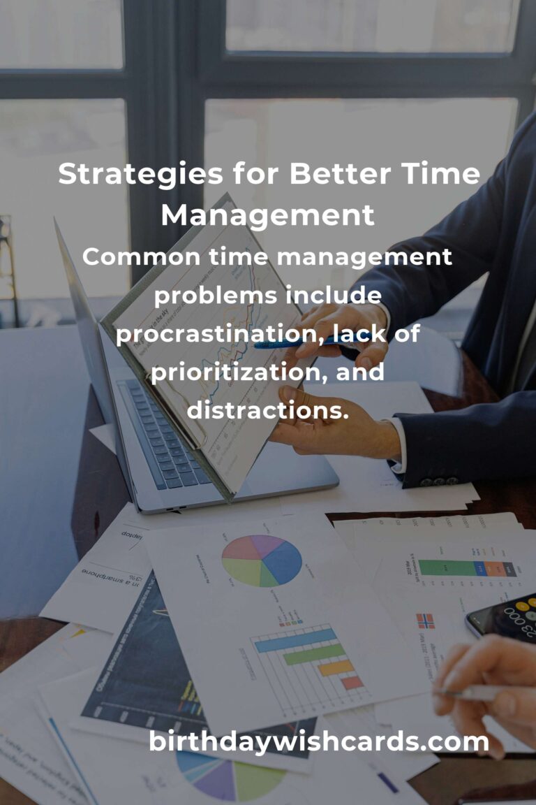 Effective Strategies for Solving Common Time Management Problems