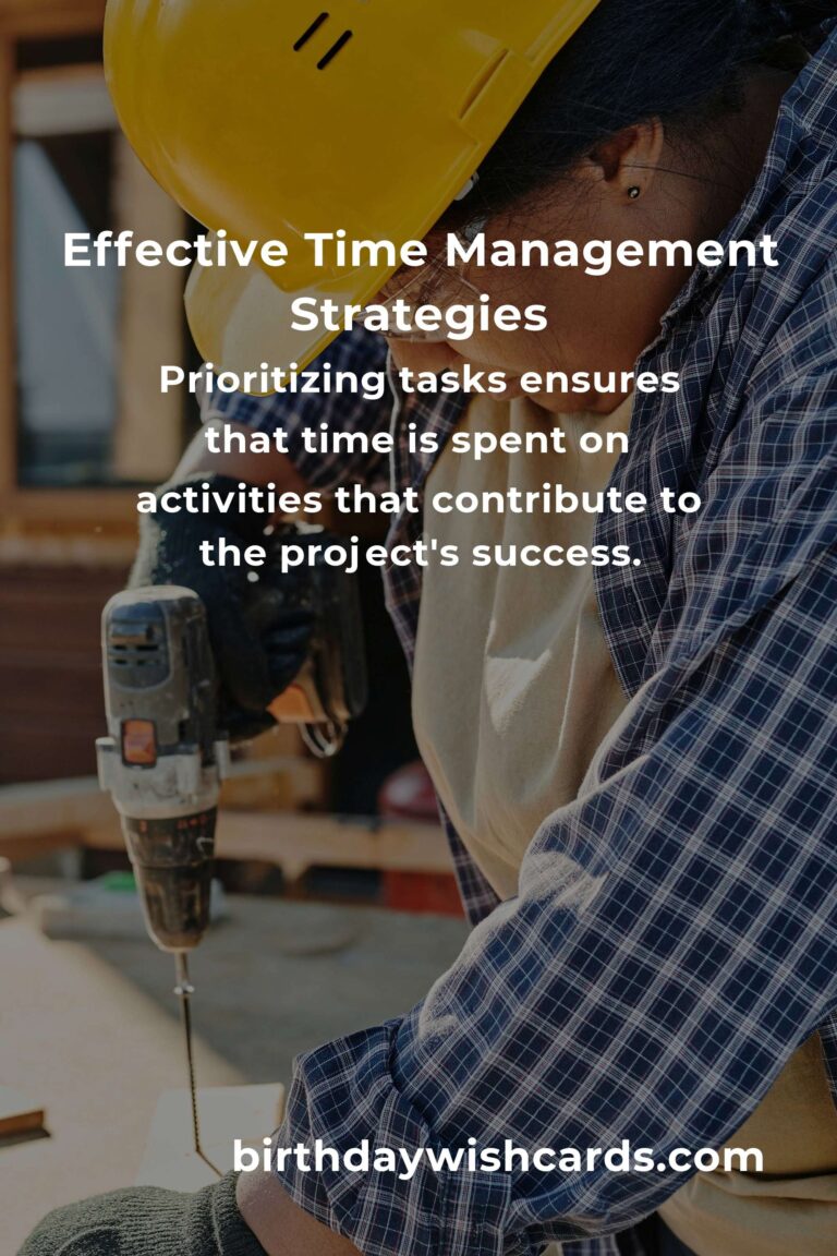Effective Strategies for Time Management in Projects