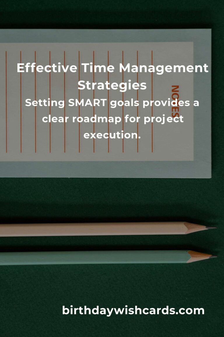 Effective Strategies for Time Management in Projects