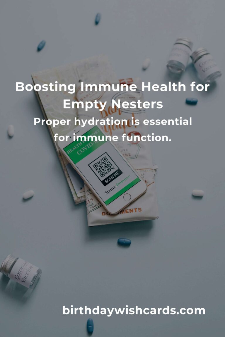 Effective Ways to Enhance Your Immune System as an Empty Nester