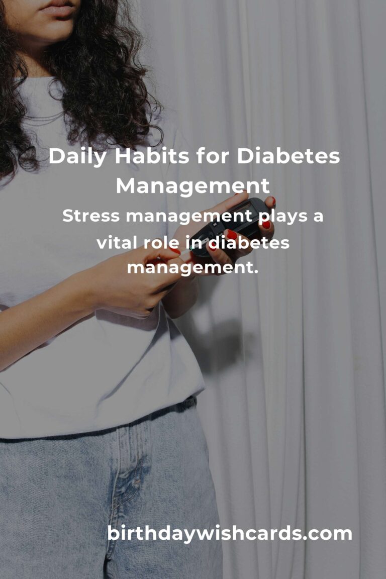 Essential Daily Habits for Effective Diabetes Management in Madrid