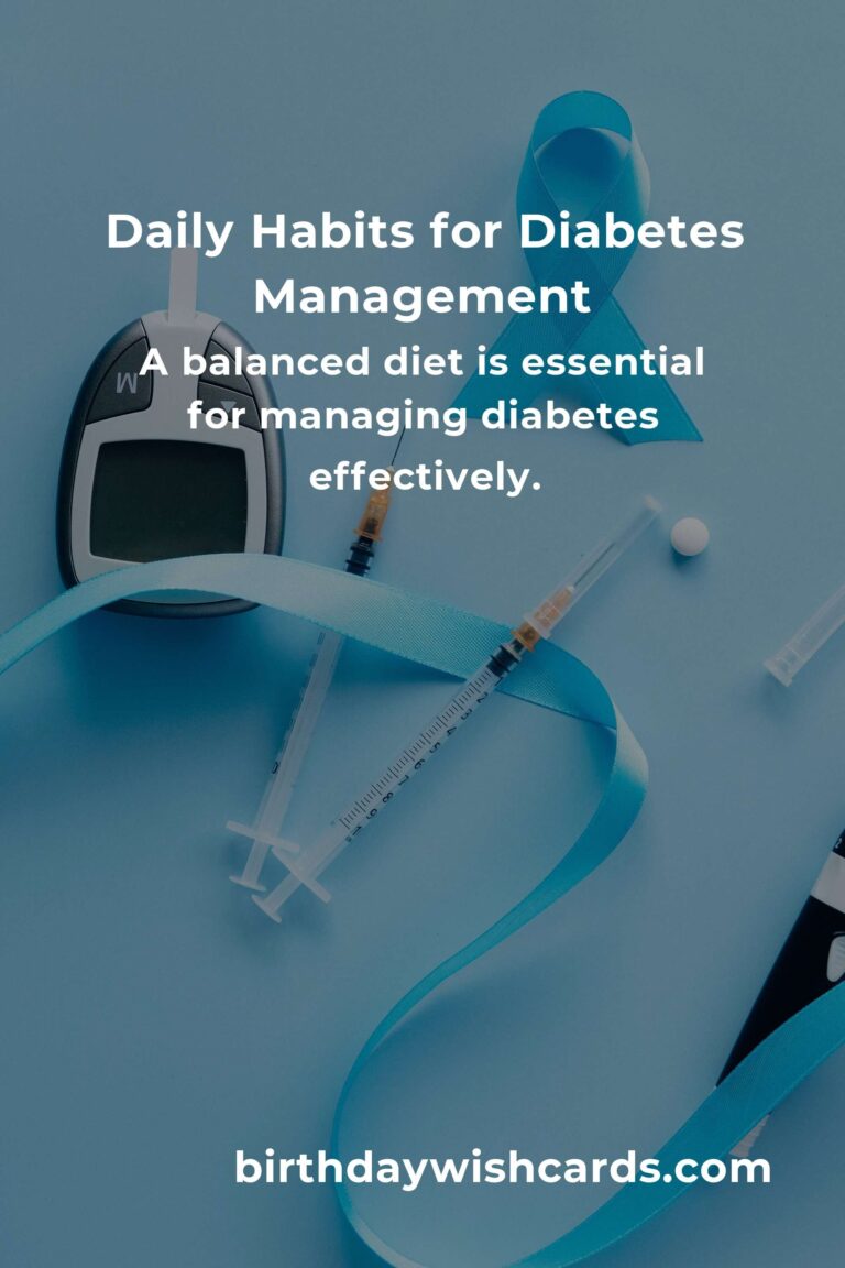 Essential Daily Habits for Effective Diabetes Management in Madrid