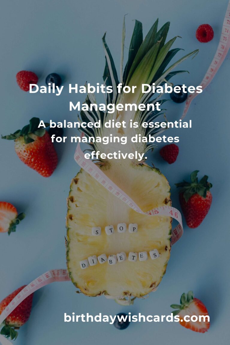 Essential Daily Habits for Effective Diabetes Management in Madrid