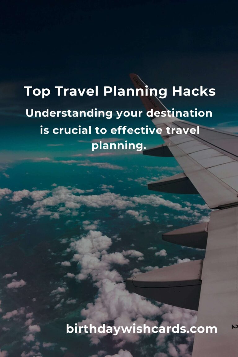 Essential Effective Travel Planning Hacks for a Stress-Free Journey