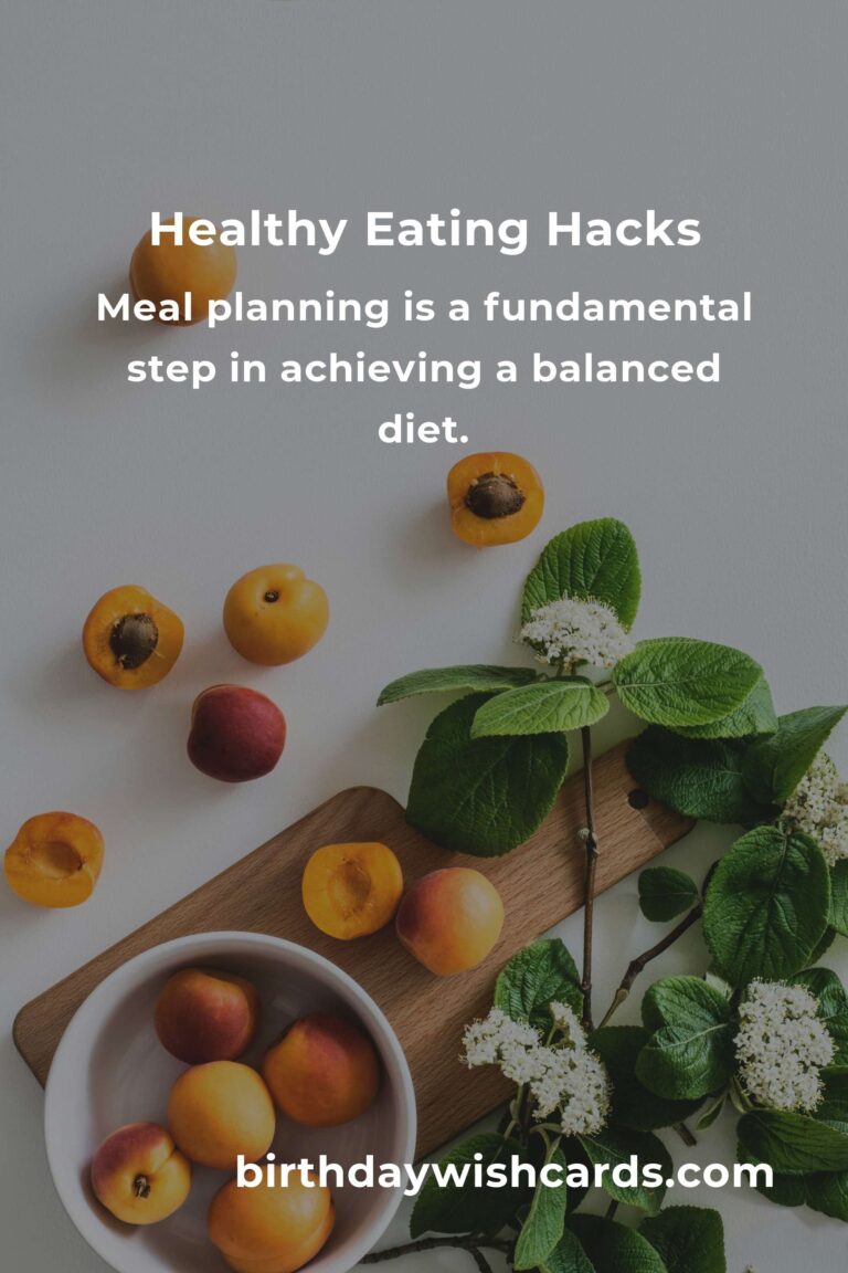 Essential Healthy Eating Hacks: Simple Tips for a Balanced Diet