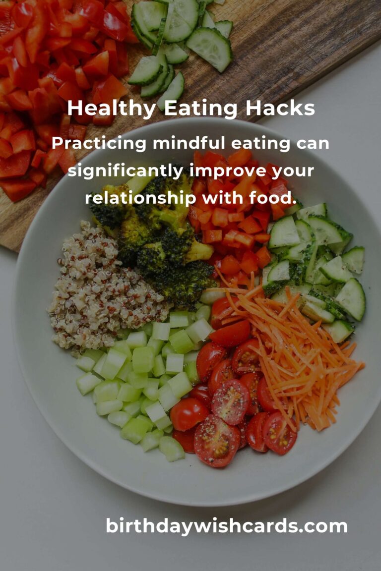 Essential Healthy Eating Hacks: Simple Tips for a Balanced Diet