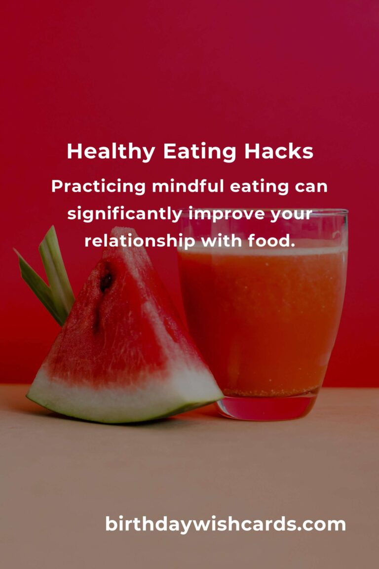 Essential Healthy Eating Hacks: Simple Tips for a Balanced Diet