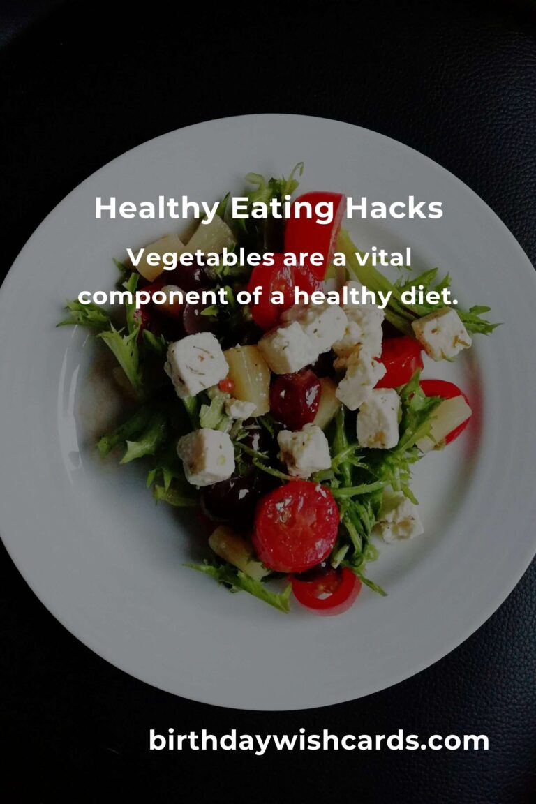 Essential Healthy Eating Hacks: Simple Tips for a Balanced Diet
