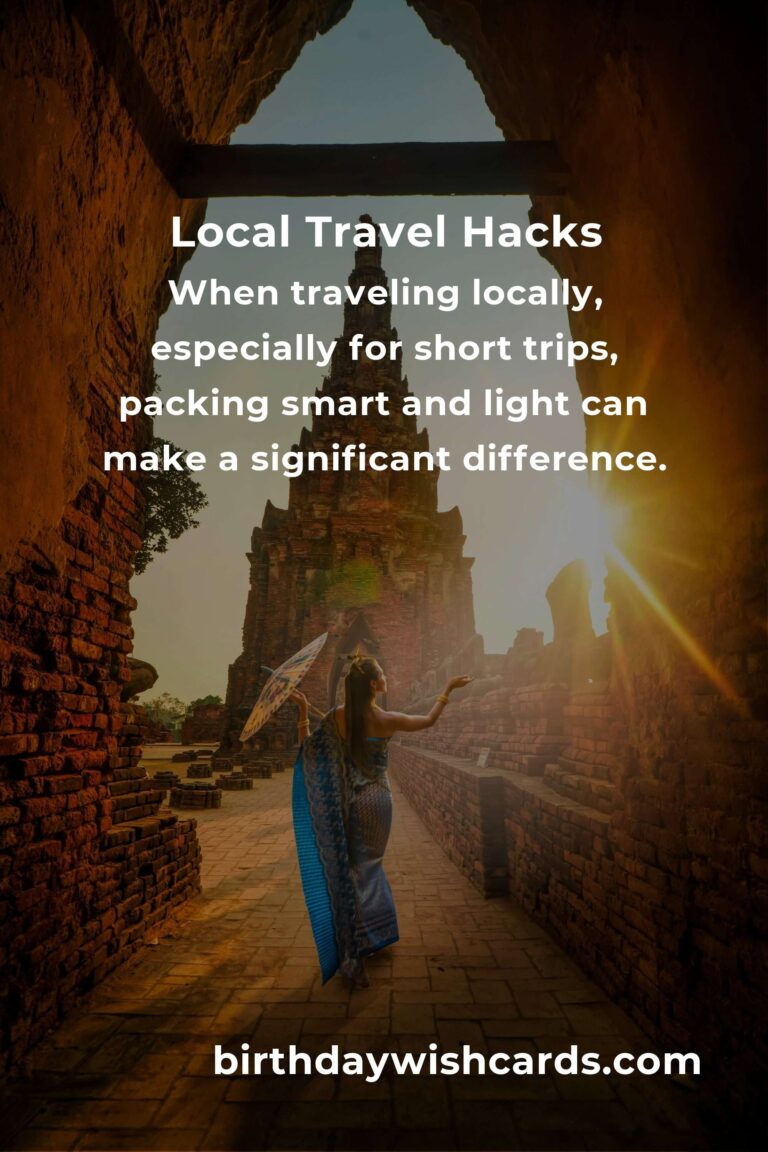 Essential Local Travel Fundamentals Hacks for a Seamless Journey
