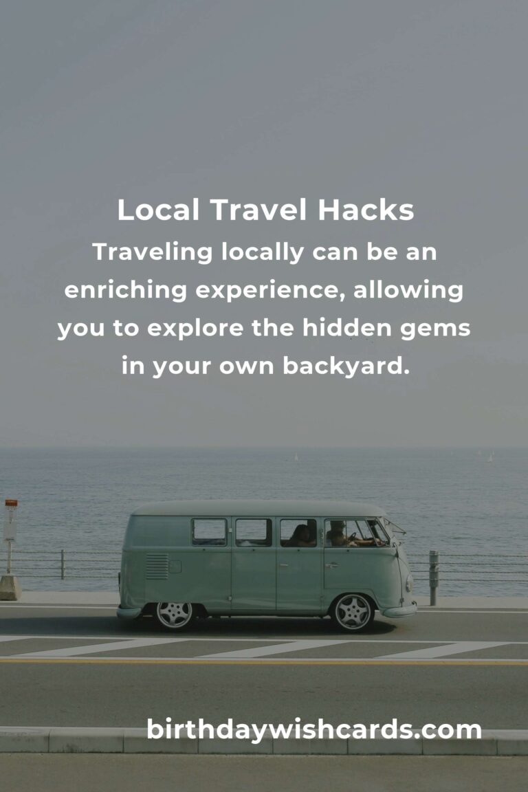 Essential Local Travel Fundamentals Hacks for a Seamless Journey