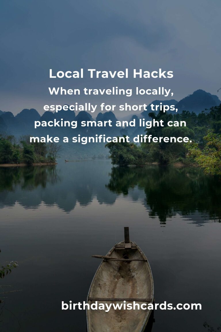 Essential Local Travel Fundamentals Hacks for a Seamless Journey