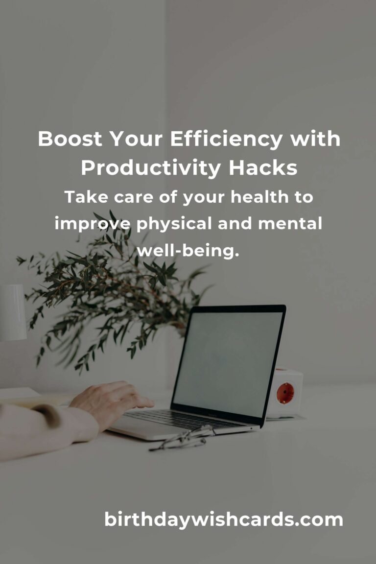 Essential Productivity Hacks to Boost Your Efficiency