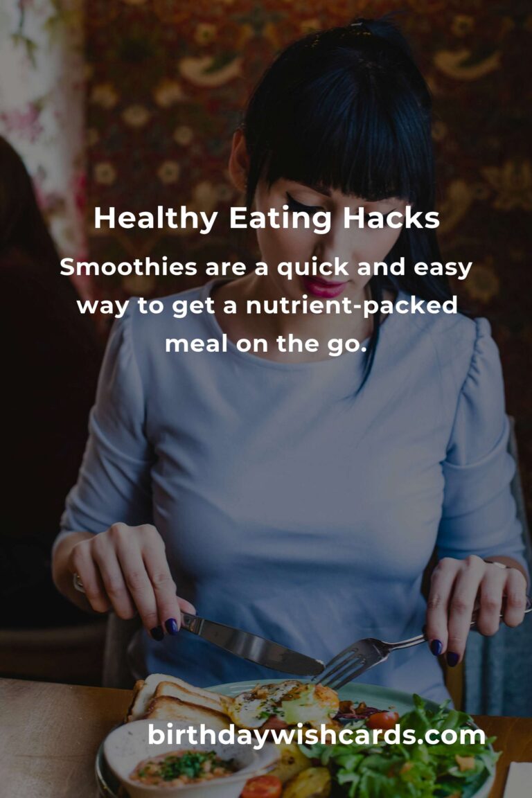 Essential Quick Healthy Eating Hacks for a Better Lifestyle